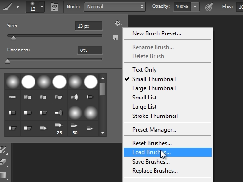 how to edit brush size gimp for mac